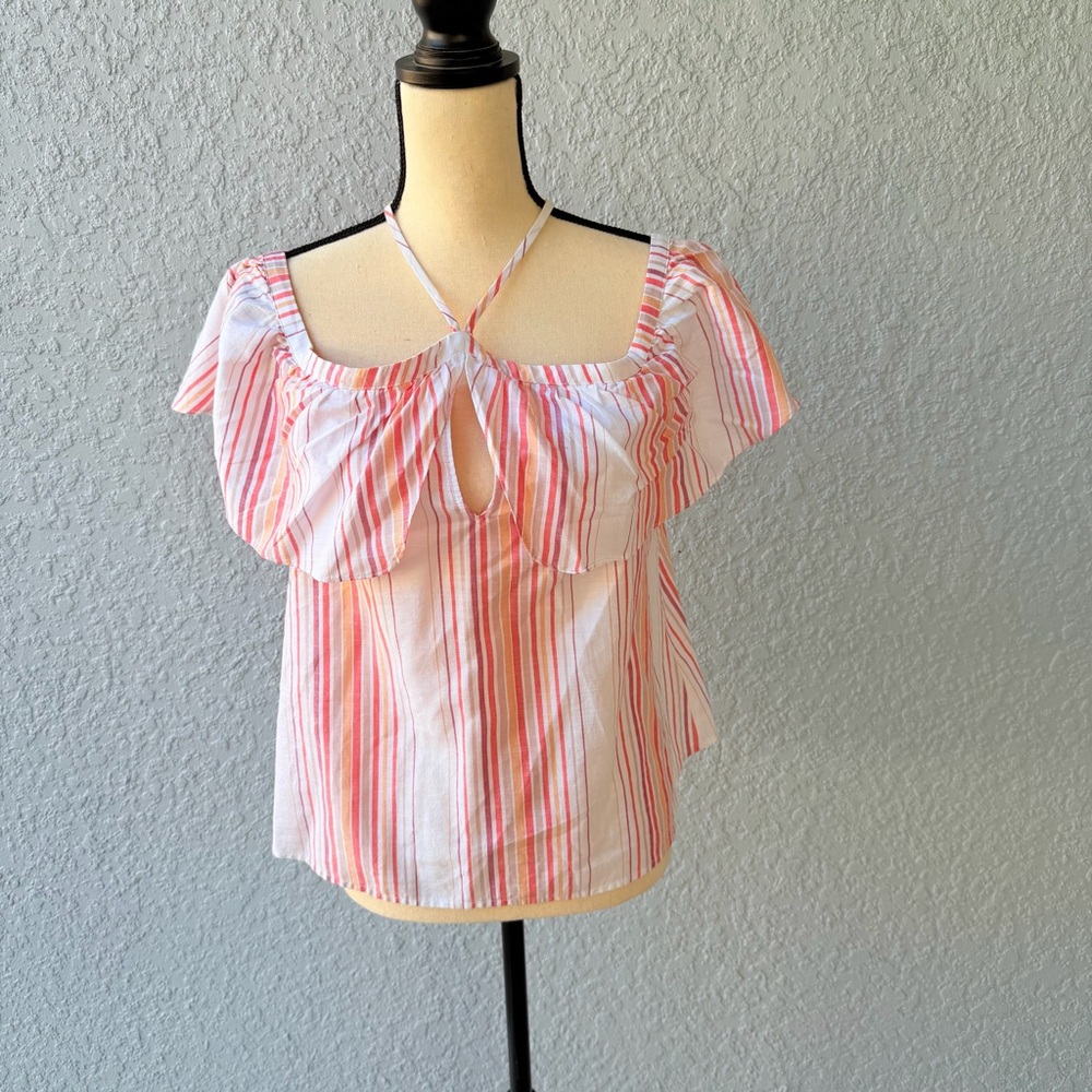 Express multicolored Striped Blouse